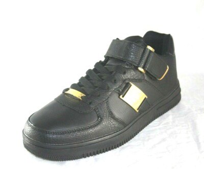 BEVERLY HILLS POLO CLUB BP91621 VINTAGE BLACK/GOLD LOW TOP