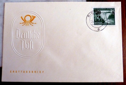 Auswahl DDR FDC 1955 Ersttagsbrief Brief First Day Cover Deutschland Berlin SST - 第 23/46 張圖片