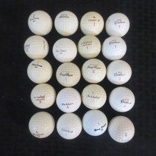 Vintage Signature Golf Ball Lot 24 Palmer/Nicklaus/Watson/Penna/Player/Weiskopf