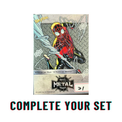 Complete Your Set 2022 UD Skybox Marvel Metal Universe Spider-Man