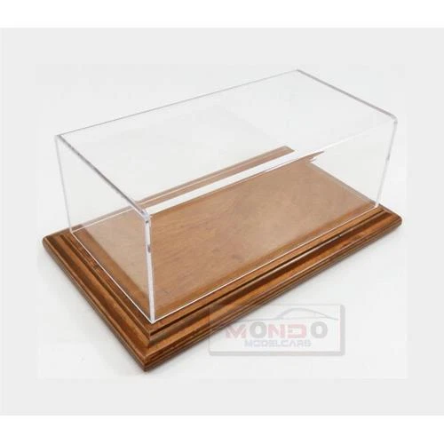 1:24 Atlantic Vetrina Display Box Molsheim Base In Legno Wood Mahonagy ATL10044 - Immagine 2 di 2