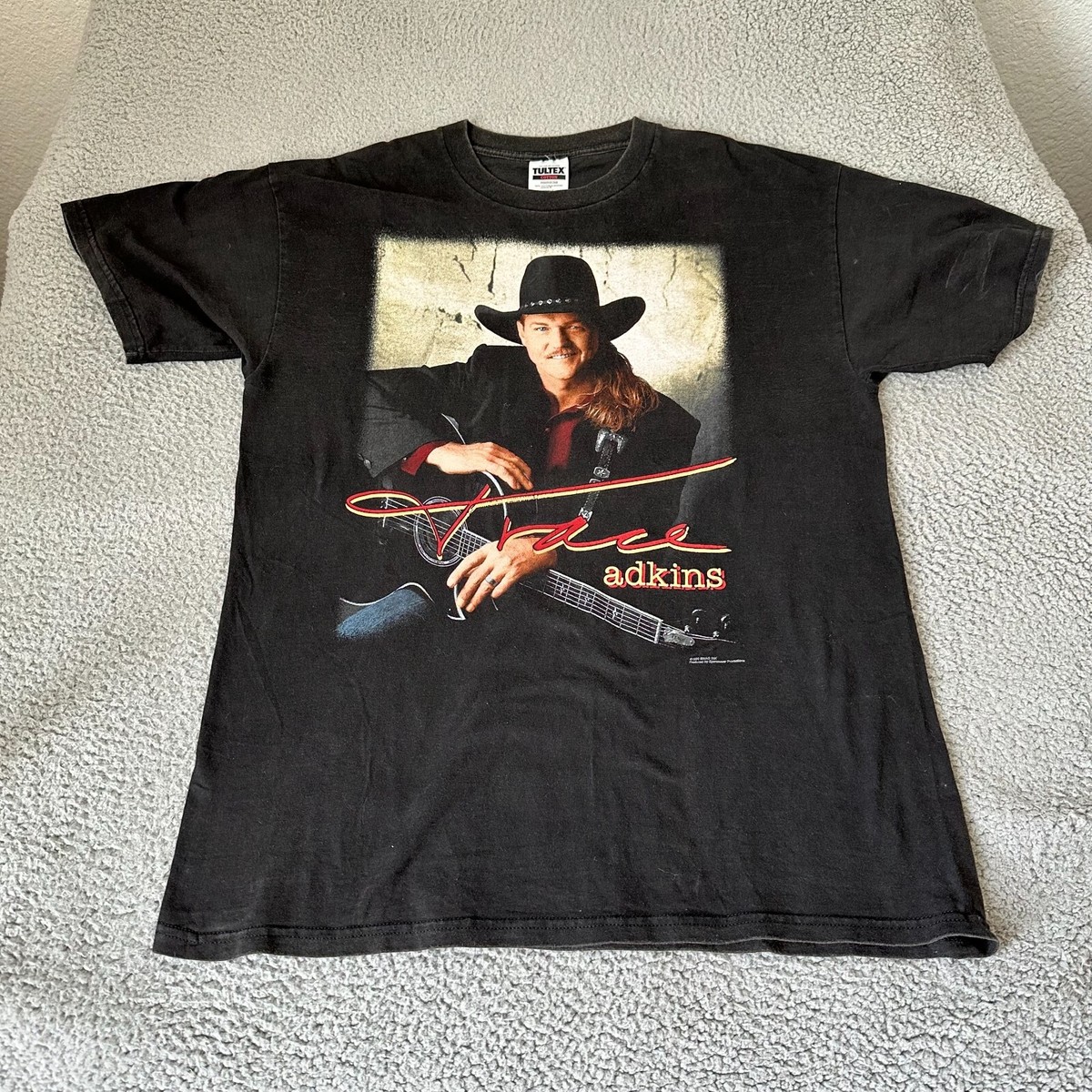 Vintage Trace Adkins Shirt Mens Extra Large XL Black Country 