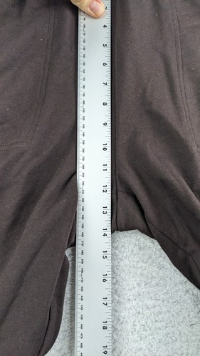 VTG Lauren Ralph Lauren Sweatpants Women's Size M Brown Drawstring Y2K - Picture 3 of 8