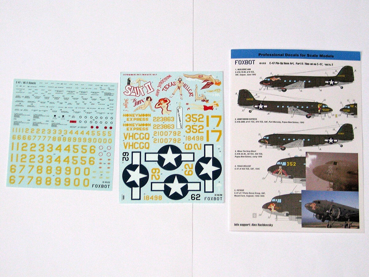 Decal Douglas C-47 Skytrain/Dakota 