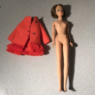 Vintage 1966 Japan TNT Twist N Turn Brunette Mattel Barbie
