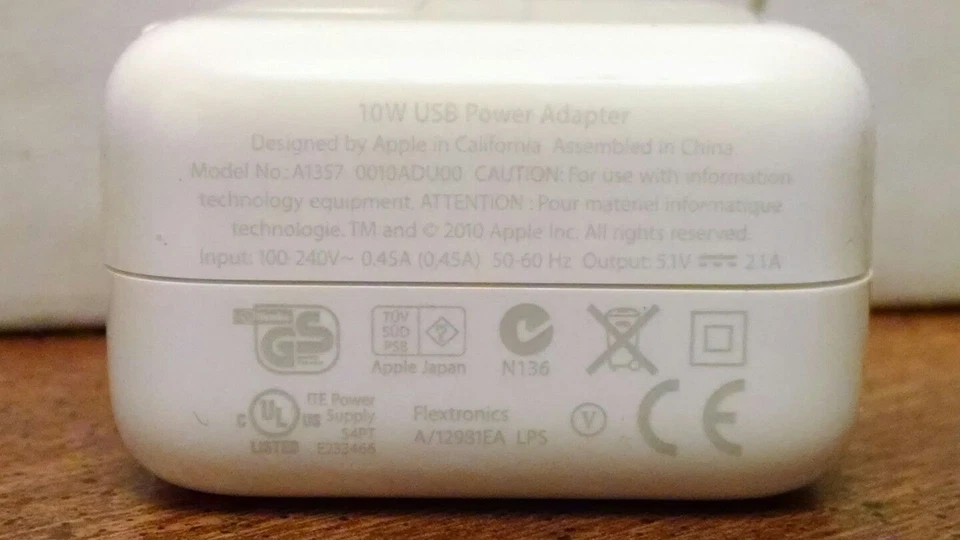 OEM Authentic 10W 12W USB Power Adapter Wall Charger for Apple iPad Air 1 2 3 4 - Image 4 of 4