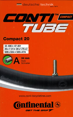 Continental Compact 20 Schlauch 20 Zoll AV (32/47-406/451) AV 34mm