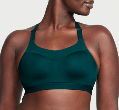 Victoria's Secret Black Ivy Green 32D Incredible Lightweight Max Sport Bra VS