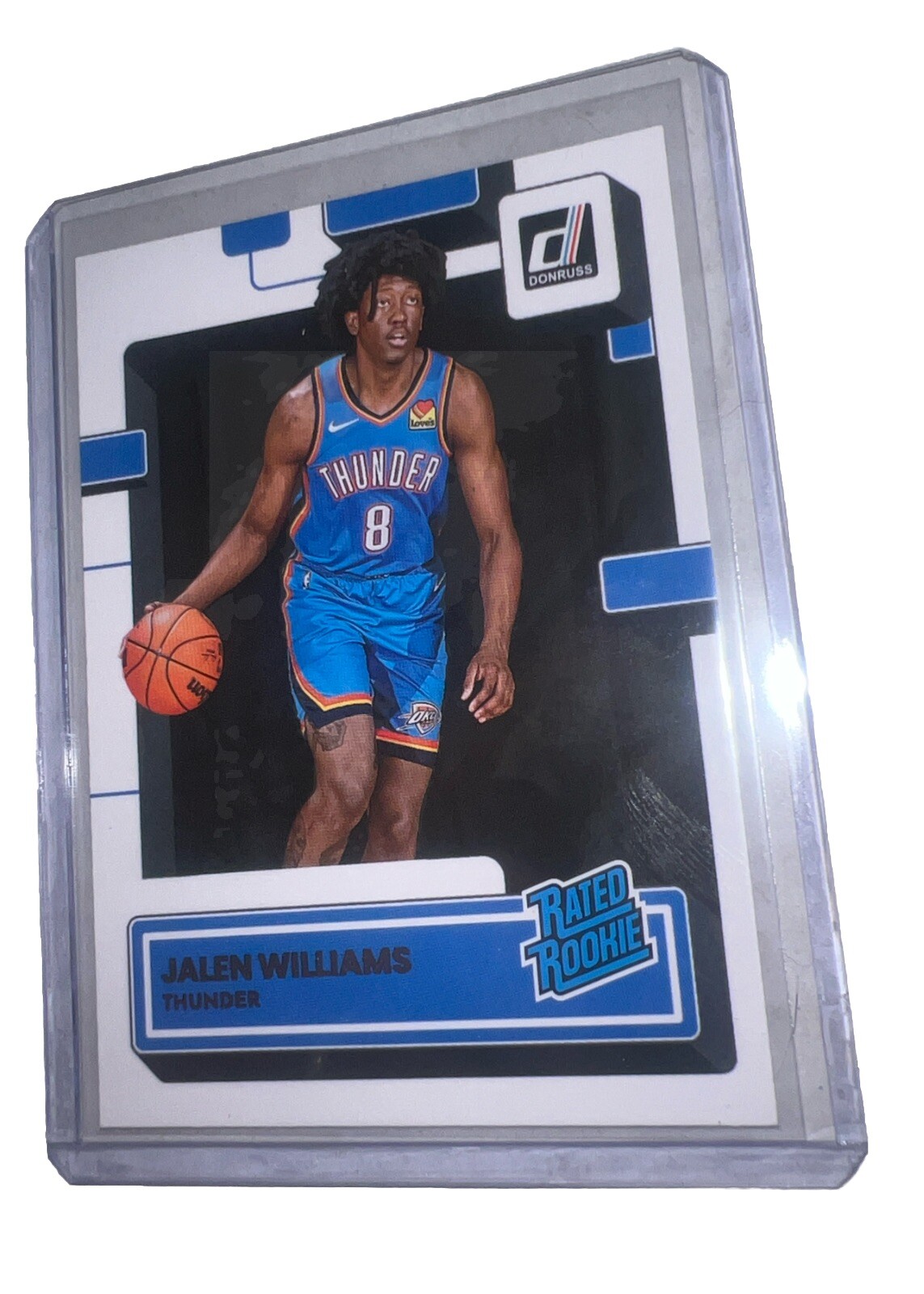 JALEN WILLIAMS / 2022-23 Donruss RC RATED ROOKIE Card #212 / Thunder
