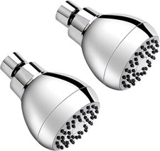 Aisoso High Pressure Shower Head 3 Inches Anti-clog Anti-leak 3.0 Inch Chrome