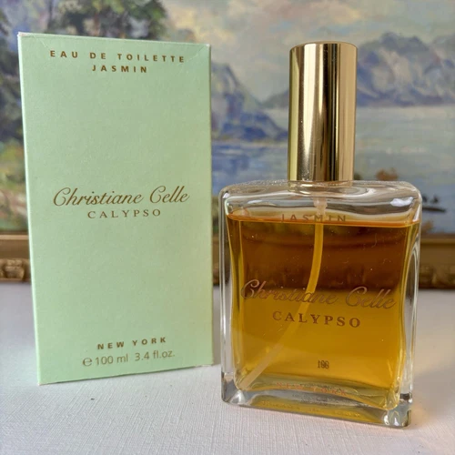 Vtg Low Fill Calypso Christiane Celle JASMIN Eau de Toilette Edt 3.4 oz perfume