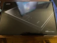 VEIKK A30 V2 Drawing Tablet 10x6 Inch Graphics Tablet w/ Case