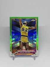 2024 Topps Chrome Basketball 112 Jamaal Wilkes Green Logo Refractor