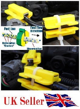 2 x MAGNETISCHER KRAFTSTOFFSPARER für alle Fahrzeuge BENZIN, DIESEL, LPG - 15-25% Kraftstoff sparen