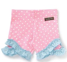Girls Matilda Jane Girlie Pop Shortie Pink Polka Dots Shorts Size 8