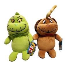 Dr Seuss How The Grinch Stole Christmas Grinch Max 12 Inch Aurora Plush Toy Set