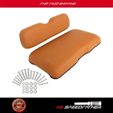 Orange Golf Cart Front Cushion Set Fit For EZGO RXV Valor Models Luxurious