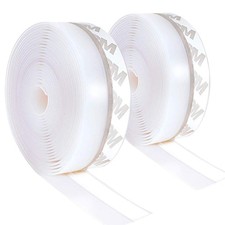 Silicone Seal Strip - 10M/33ft Weather Stripping 10 m x 25 mm, Transparent