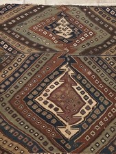 ręcznie robiony dywan shahsavan kilim 5'6" x 7'10" ft.