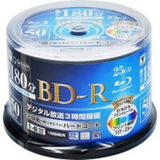 BD-R 25GB 6x Speed Blu-ray Recordable Disc White Inkjet Printable 50 Pack