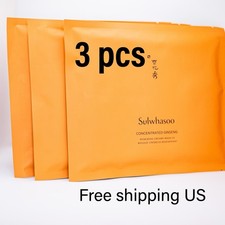 3pcs Sulwhasoo Concentrated Ginseng Renewing Cream Mask Ex. Legendary Cream