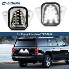 2pc Led License Plate Tag Lights For Suburban Tahoe Yukon Escalade Esv 07-14