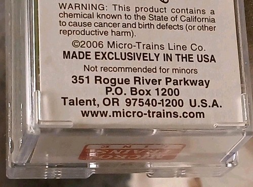 BURLINGTON NORTHERN 239541 Standard Box Car 50' w/Plug Slidi\076 00 090/n-scale - Picture 8 of 9