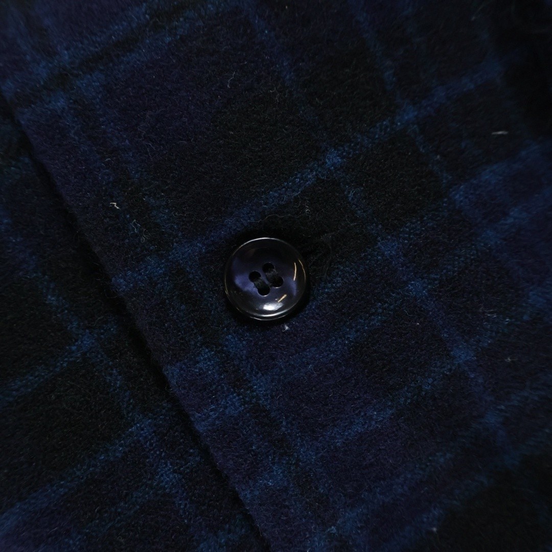 PENDLETON 50S VINTAGE CHECKED WOOL OPEN COLLAR LO… - image 7
