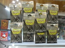 10 Packs Dragon Shield Perfect Fit Smoke Inner Sleeves Standard Size 100 ct