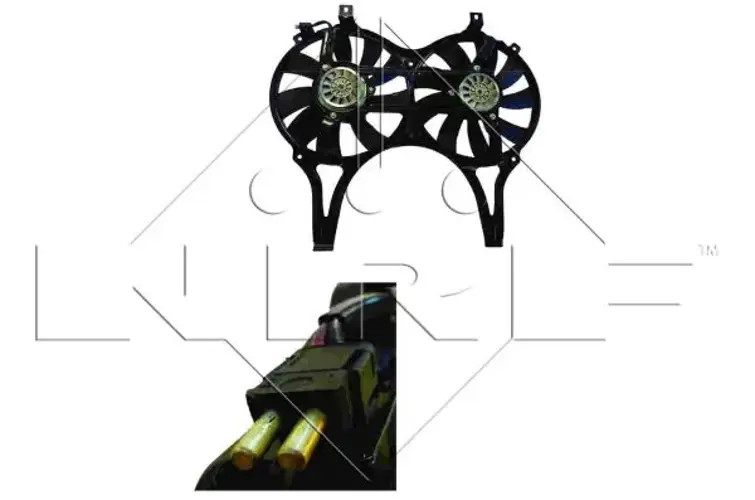 Radiator fan Double Fan 47294 NRF for MERCEDES-BENZ E-CLASS E-CLASS T-Model