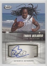 2012 SAGE Hit Auto Silver Travis Benjamin #A84 Auto 0b3