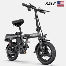 ENGWE T14 Foldable E-Bike For Adult 14'' 48V 10AH Mini City Electric Bicycles