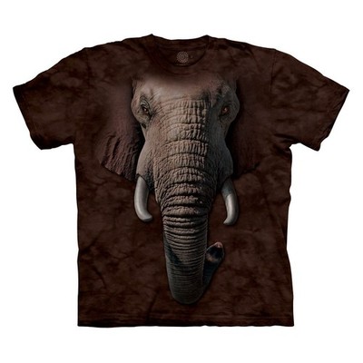 The Mountain ''Big Face'' series elephant unisex t-shirt size M - last one!