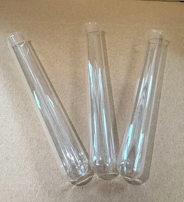 Reagenzglas mit Bördelrand - starkwandig (1mm)