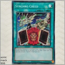 Synchro Creed - BLTR-EN029 -Secret Rare 1st Edition Yugioh