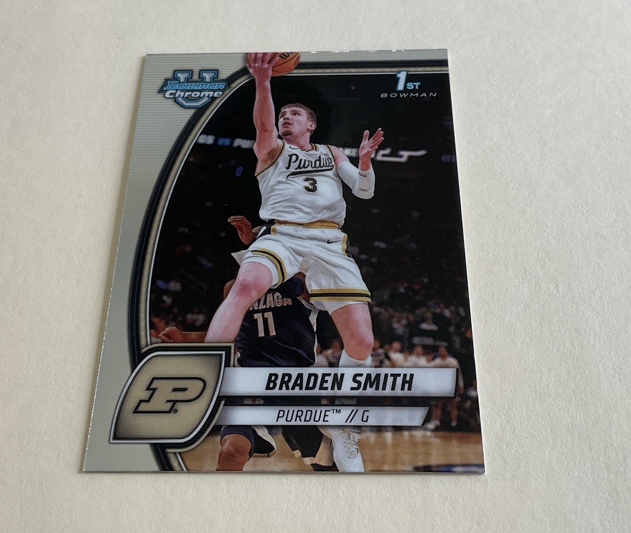 Braden Smith 1st Bowman 2024-25 Bowman U Chrome #12 Purdue Boilermakers