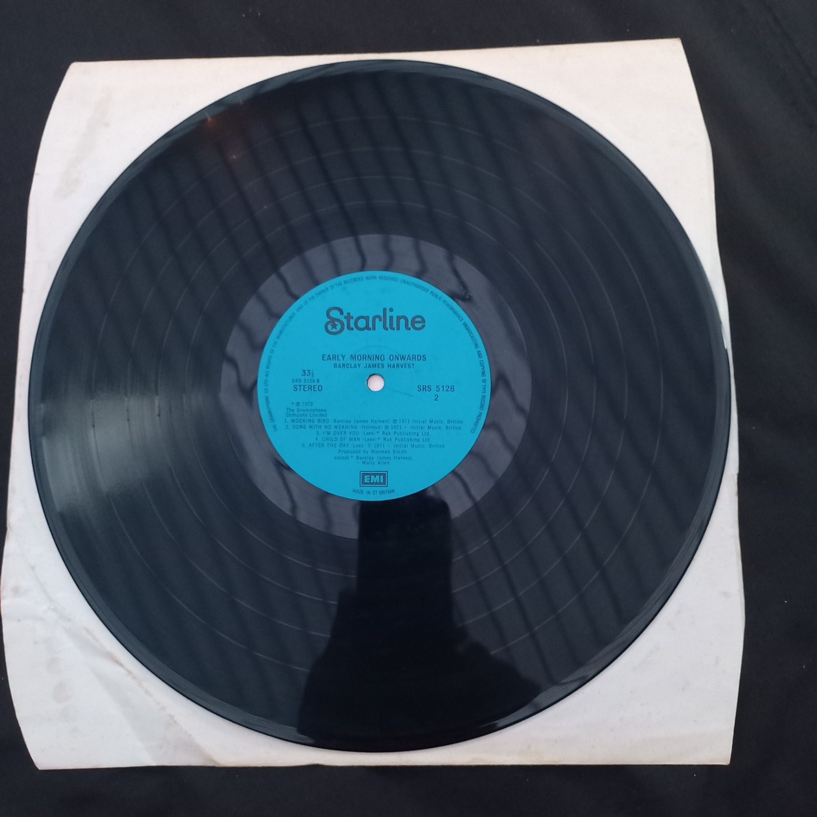 BARCLAY JAMES HARVEST- EARLY MORNING ONWARDS-VINYL LP A2 B1 