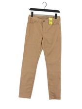 BUFFALO Women's Jeans UK 8 Tan Cotton with Polyester, Spandex Straight