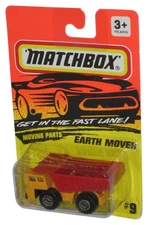 Matchbox Get In The Fast Lane (1994) Orange & Red Earth Mover Construction Toy #
