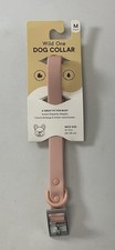 Wild One Dog Collar - Size Medium 12-15 Inch Neck - PINK - NEW