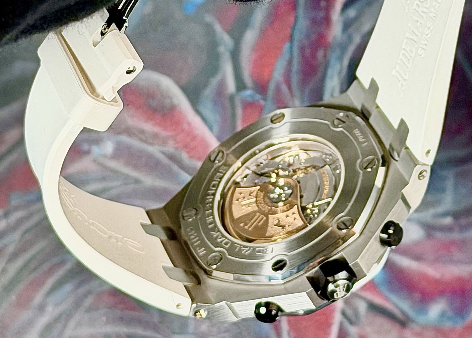 2017 Audemars Piguet Royal Oak Offshore “Vampire” 26470ST Papers AP Case + Strap image 3