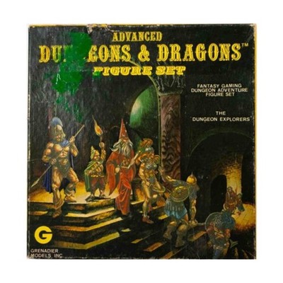 Grenadier AD&D Mini Dungeon Explorers, Box Only! Fair+