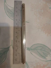 Caran D'ache Fountain Pen Silver Plated trim 14k Fine Point Nib