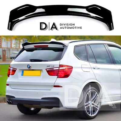 DIVISION AUTOMOTIVE GLOSS BLACK M SPORT STYLE REAR ROOF BOOT SPOILER LIP WING FOR BMW X3 F25 2011–17