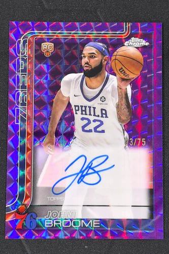 2025 Topps Johni Broome Chrome Rookie Autographs (Raw)