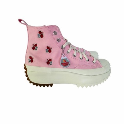  Converse Run Star Hike Platform Hi Sz 11 Women Shoes Sneaker Pink Roses A05192C