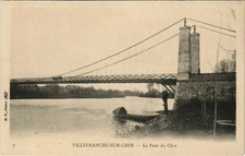 CPA VILLEFRANCHE-sur-CHER-Le Pont du Cher (26677)