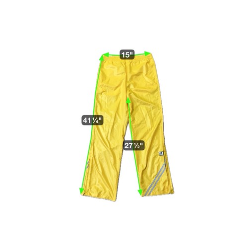Traje de chándal New Balance mediano amarillo/gris cortavientos pantalones de chándal de colección - Imagen 5 de 8