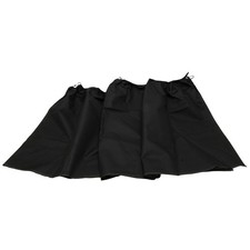 RoadPro RPCC 1-Piece Black Deluxe 11" x 28" Privacy Cab Curtain for Semi Trucks