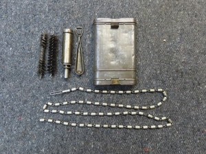 Original WWII German 98k Mauser Rifle Cleaning Kit- Waffenampt Marked - G.Appel